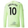 Officiële Voetbalshirt Manchester City Grealish 10 Derde 2022-23 Lange Mouw - Heren